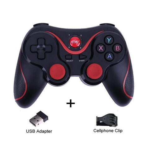 Image of Wholesale Terios T3 X3 Wireless Joystick Gamepad Game Controller bluetooth BT3.0 Joystick For Mobile Phone Tablet TV Box Holder