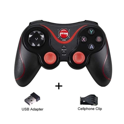 Image of Wholesale Terios T3 X3 Wireless Joystick Gamepad Game Controller bluetooth BT3.0 Joystick For Mobile Phone Tablet TV Box Holder