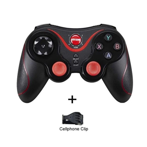 Image of Wholesale Terios T3 X3 Wireless Joystick Gamepad Game Controller bluetooth BT3.0 Joystick For Mobile Phone Tablet TV Box Holder