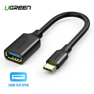 Ugreen USB C to USB Adapter Type C OTG Cable USB C Male to USB 3.0 A Female Cable Adapter for MacBook Pro Samsung S9 USB-C OTG